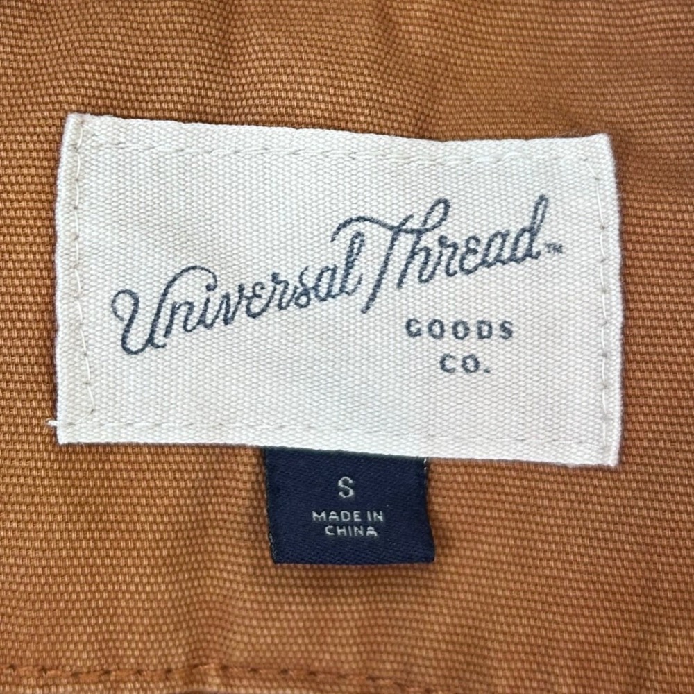 Universal Thread Women's S Anorak Utility Jacket Cargo Pockets Drawstring Rust - Picture 6 of 10